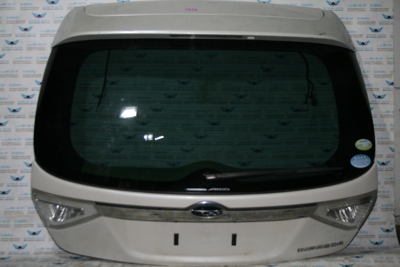 Дверь багажника Subaru Impreza G12   60809FG0009P. Белая 7874